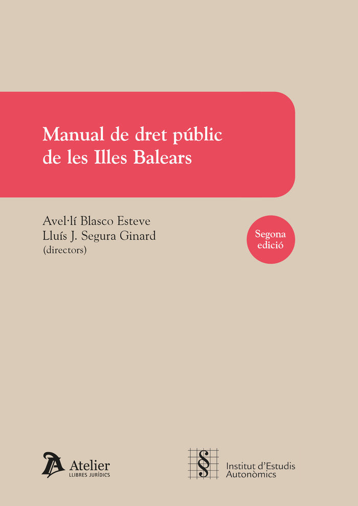 MANUAL DE DRET PUBLIC DE LES ILLES BALEARS | portada del libro