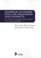 HANDBOOK ON SPANISH CIVIL LAW OBLIGATIONS AND CONTRACTS VOLUME II, de KLAUS JOCHEN-ALBIEZ DOHRMAN | portada del libro