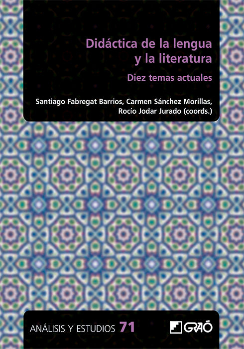 DIDACTICA DE LA LENGUA Y LA LITERATURA, de FABREGAT BARRIOS, SANTIAGO | portada del libro