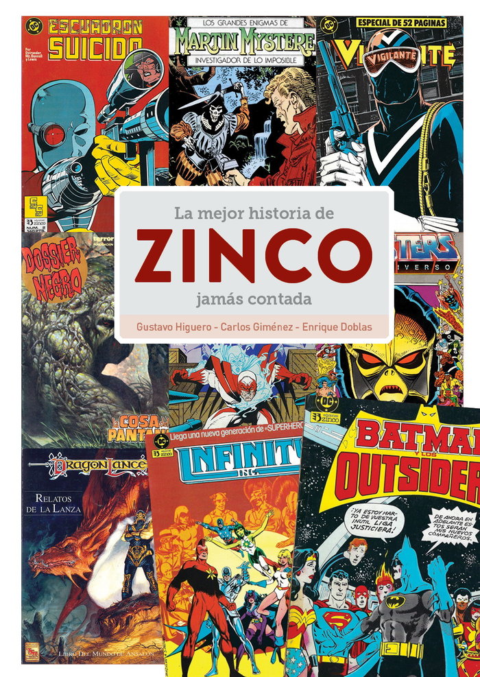 LA MEJOR HISTORIA DE ZINCO JAMAS CONTADA, de ENRIQUE DOBLAS | portada del libro