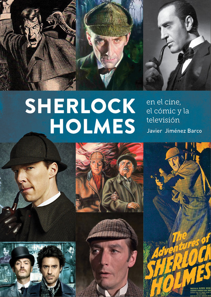 SHERLOCK HOLMES EN EL CINE, EL COMIC Y LA TELEVISION, de JIMENEZ BARCO | portada del libro