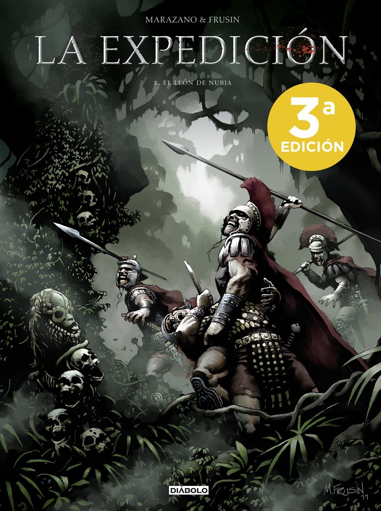 LA EXPEDICION I EL LEON DE NUBIA NE, de RICHARD MARAZANO | portada del libro