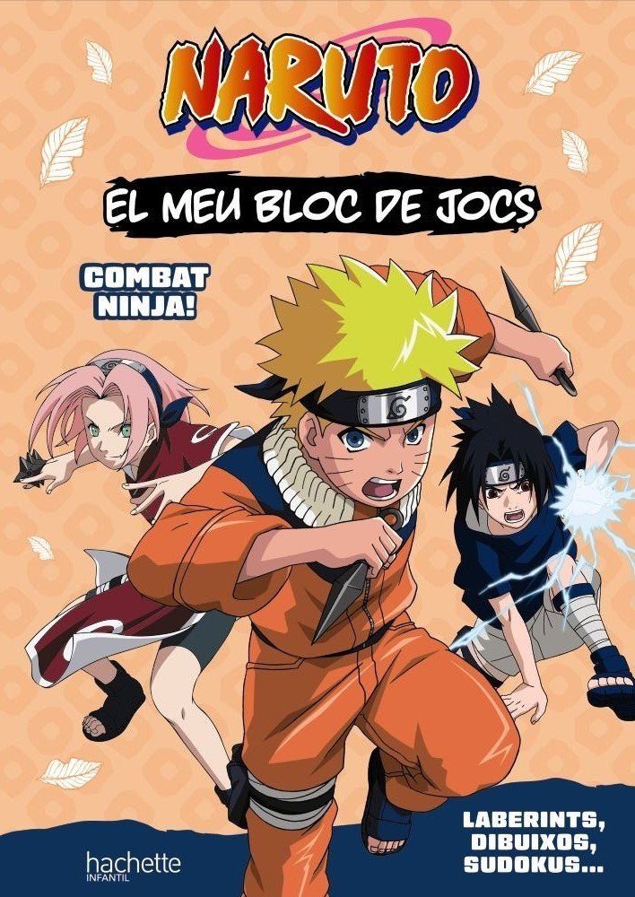 EL MEU BLOC DE JOCS NARUTO. COMBAT NINJA!, de MICHEL TRAN, ADELINE | portada del libro