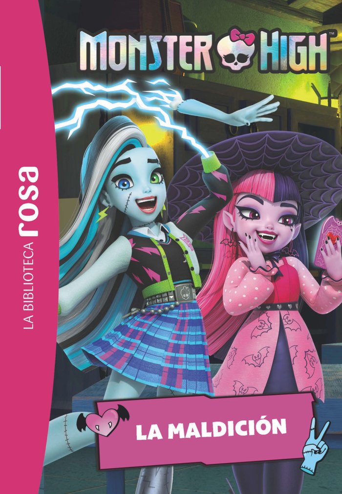 LA BIBLIOTECA ROSA MONSTER HIGH 3 LA MALDICION, de BARFETY, ELISABETH | portada del libro