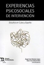 EXPERIENCIAS PSICOSOCIALES DE INTERVENCION, de Méndez López | portada del libro