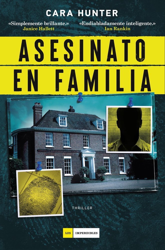 ASESINATO EN FAMILIA, de CARA HUNTER | portada del libro