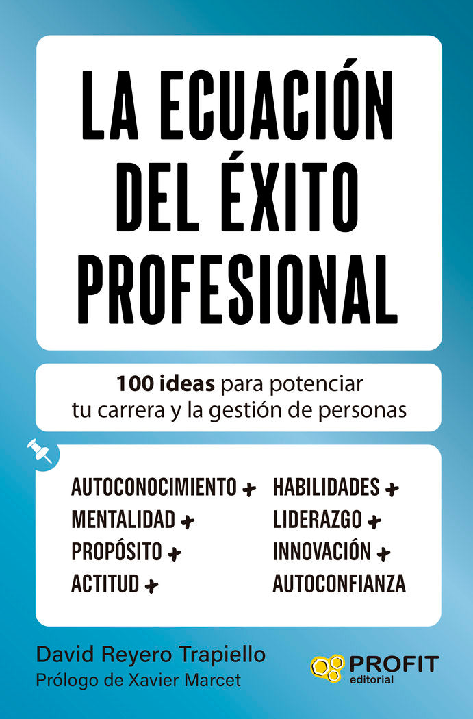 LA ECUACION DEL EXITO PROFESIONAL, de DAVI REYERO TRAPIELLO | portada del libro