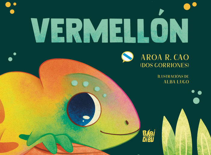 VERMELLON, de R. CAO(DOS GORRIONES), AROA | portada del libro