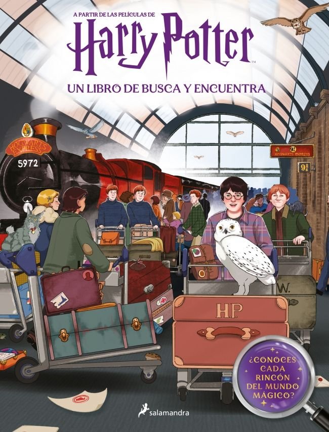 HARRY POTTER UN LIBRO DE BUSCA Y ENCUENTRA HARRY POTTER, de J K ROWLING | portada del libro