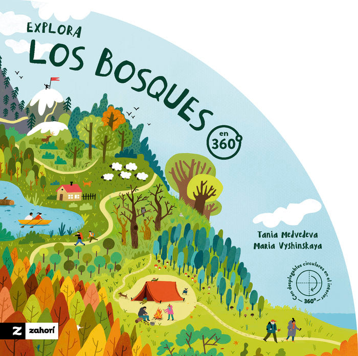 EXPLORA LOS BOSQUES EN 360º, de MEDVEDEVA, TANIA | portada del libro