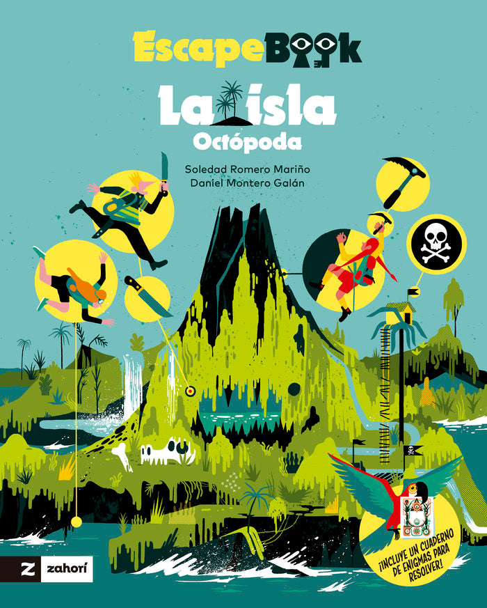 LA ISLA OCTOPODA ESCAPE BOOK, de ROMERO MARIÑO,SOLEDAD | portada del libro