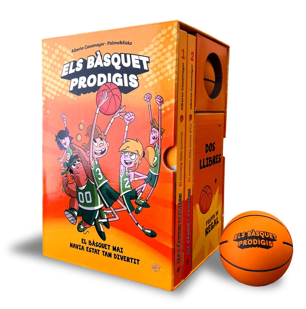 ESTOIG ELS BASQUET PRODIGIS: 2 LLIBRES + PILOTA, de CASAMAYOR, ALBERTO | portada del libro