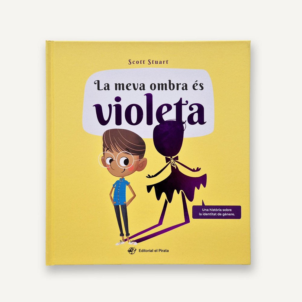 LA MEVA OMBRA ES VIOLETA, de STUART, SCOTT | portada del libro