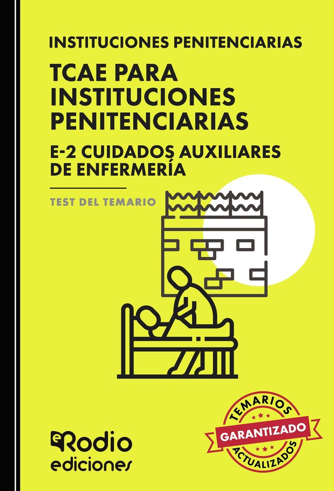 TCAE. Personal Laboral del Estado. Grupo E-2 Cuidados Auxiliares de Enfermería, de Rodio, Ediciones | portada del libro