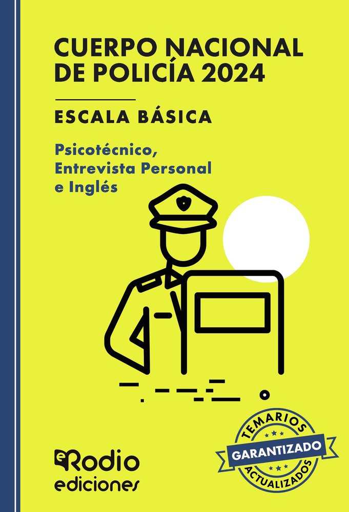 CUERPO NACIONAL DE POLICIA 2024. ESCALA BASICA., de VARIOS AUTORES | portada del libro