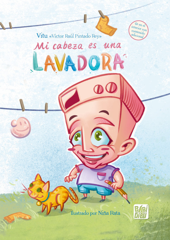 MI CABEZA ES UNA LAVADORA, de VICTOR RAUL PINTADO REY, VITU | portada del libro