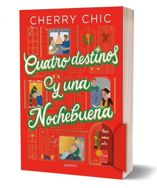 CUATRO DESTINOS Y UNA NOCHEBUENA, de CHIC, CHERRY | portada del libro