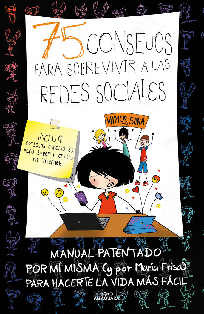 75 CONSEJOS PARA SOBREVIR A LAS REDES SOCIALES, de FRISA, MARIA | portada del libro