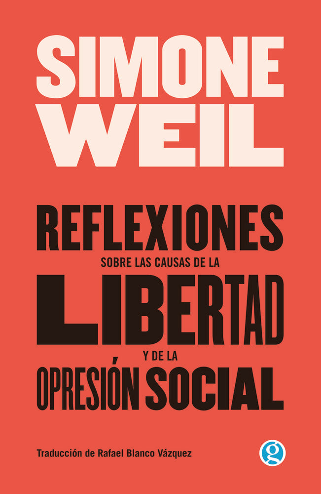 REFLEXIONES SOBRE LAS CAUSAS, de WEIL | portada del libro