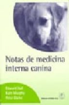 Notas de medicina interna canina, de EDWARD HALL | portada del libro