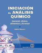 INICIACION ANALISIS QUIMICO, de Balbino Baquero | portada del libro