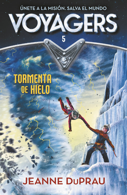 Tormenta de hielo (Serie Voyagers 5), de Duprau, Jeanne | portada del libro