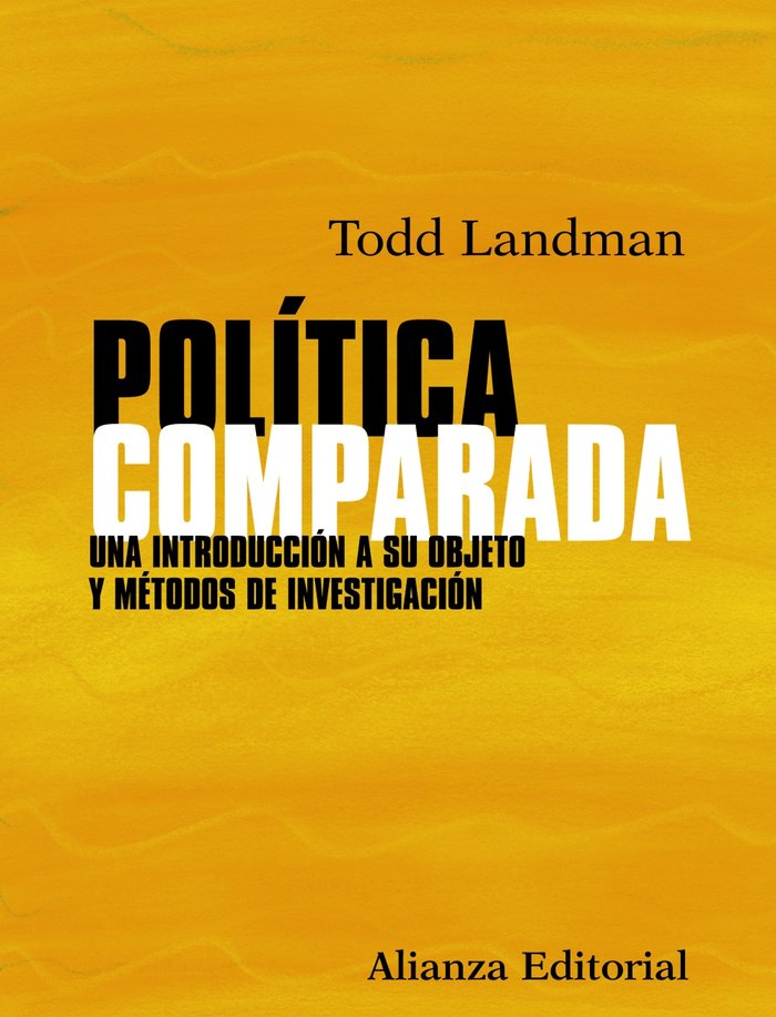 Política comparada, de Landman, Todd | portada del libro
