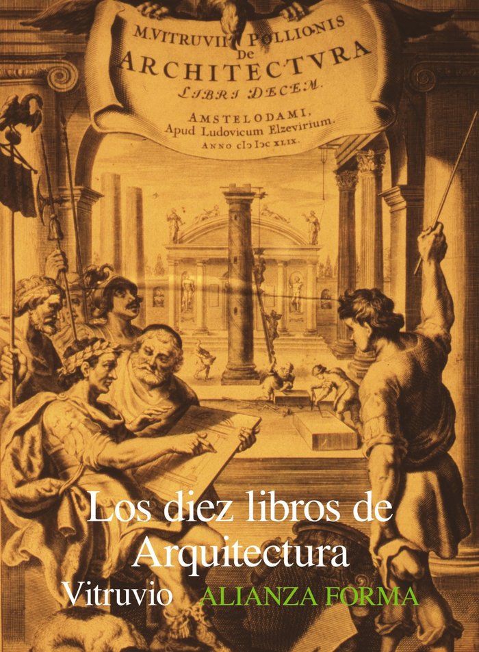 Los diez libros de arquitectura, de Vitruvio | portada del libro