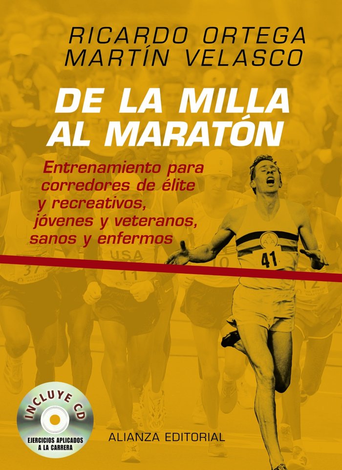De la milla al maratón, de Ortega Sánchez-Pinilla, Ricardo | portada del libro