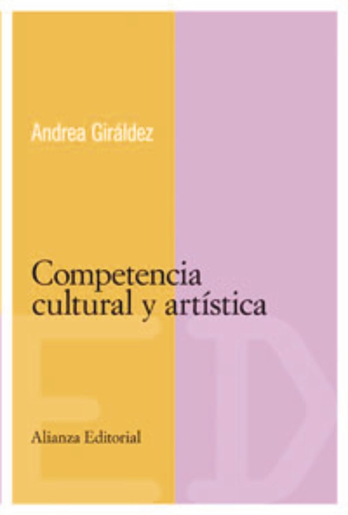 La competencia cultural y artística, de Giráldez, Andrea | portada del libro