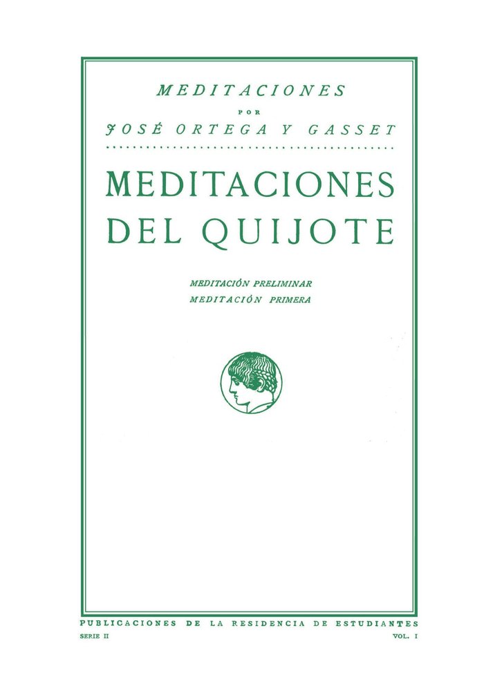 Meditaciones del Quijote, de Ortega y Gasset, José | portada del libro