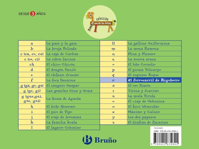 El ferrocarril de Rigoberto, de Doumerc, Beatriz | portada del libro