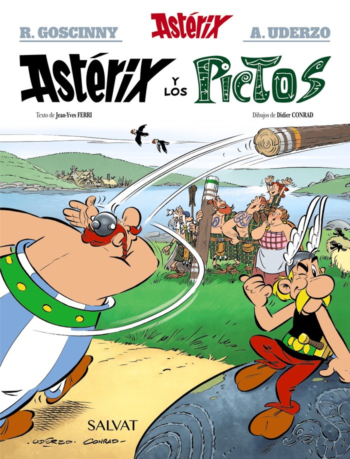 Astérix y los pictos, de Goscinny, René | portada del libro