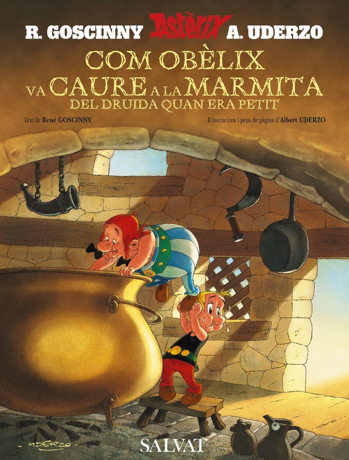 Com Obèlix va caure a la marmita del druida quan era petit (català), de Goscinny, René | portada del libro