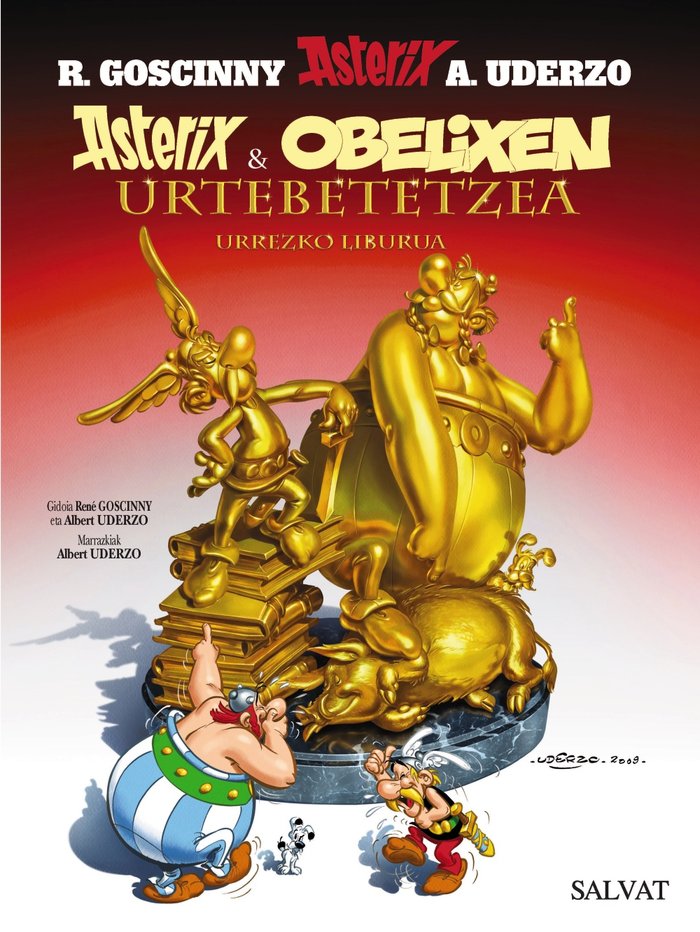 Asterix eta Obelixen urtebetetzea. Urrezko liburua, de GOSCINNY,RENE | portada del libro