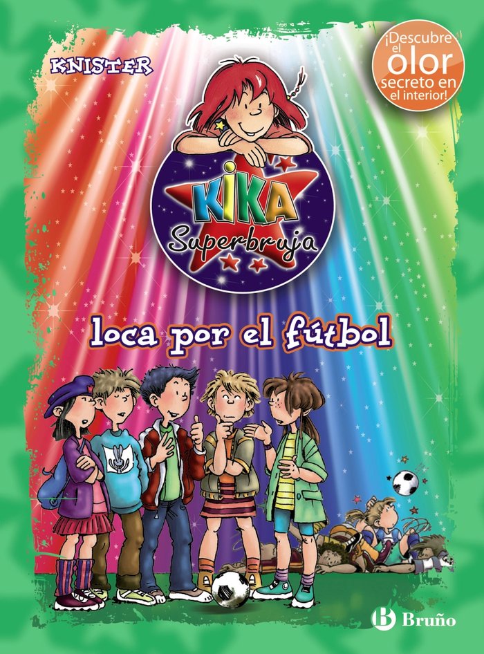 Kika Superbruja, loca por el fútbol (ed. COLOR), de KNISTER | portada del libro