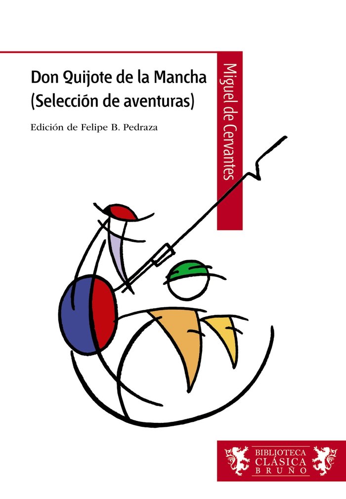 Don Quijote de la Mancha (Selección de aventuras), de De Cervantes, Miguel | portada del libro