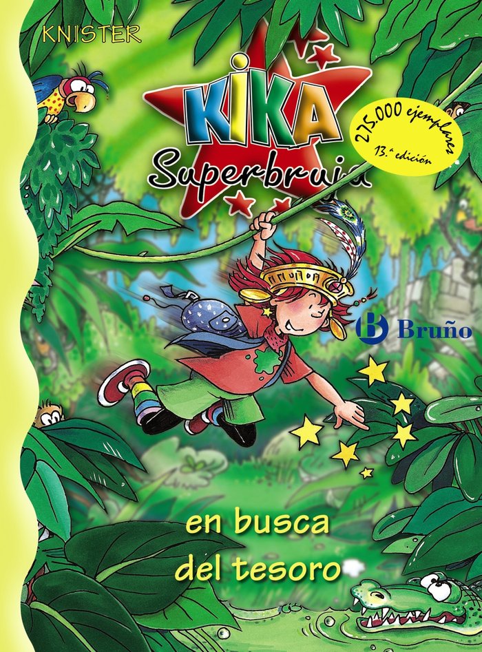 Kika Superbruja en busca del tesoro, de KNISTER | portada del libro