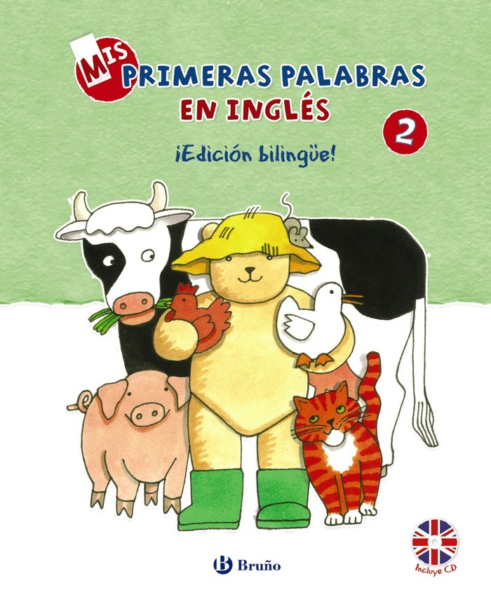 Mis primeras palabras en inglés, 2. ¡Edición bilingüe!, de Bruzzone, Catherine | portada del libro