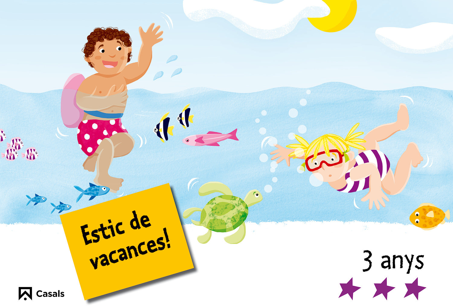 ESTIC DE VACANCES!, EDUACIO INFANTIL, 3 ANYS. QUADERN, de JUVE | portada del libro