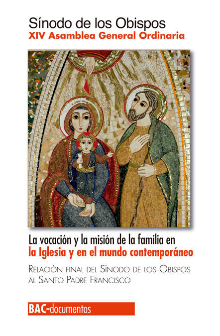 La vocación y la misión de la familia en la Iglesia y en el mundo contemporáneo, de Sínodo de Obispos | portada del libro