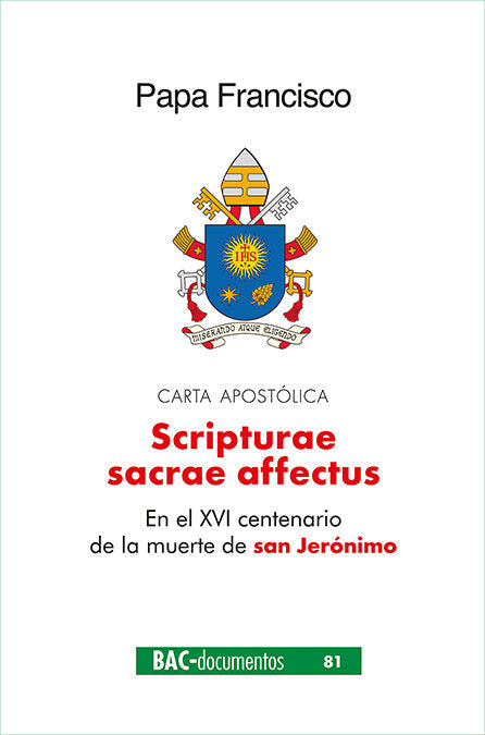 Scripturae Sacrae affectus, de Francisco, Papa | portada del libro