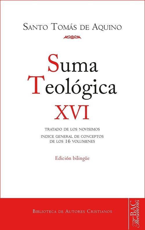 SUMA TEOLOGICA, de SANTO TOMAS DE AQUINO | portada del libro