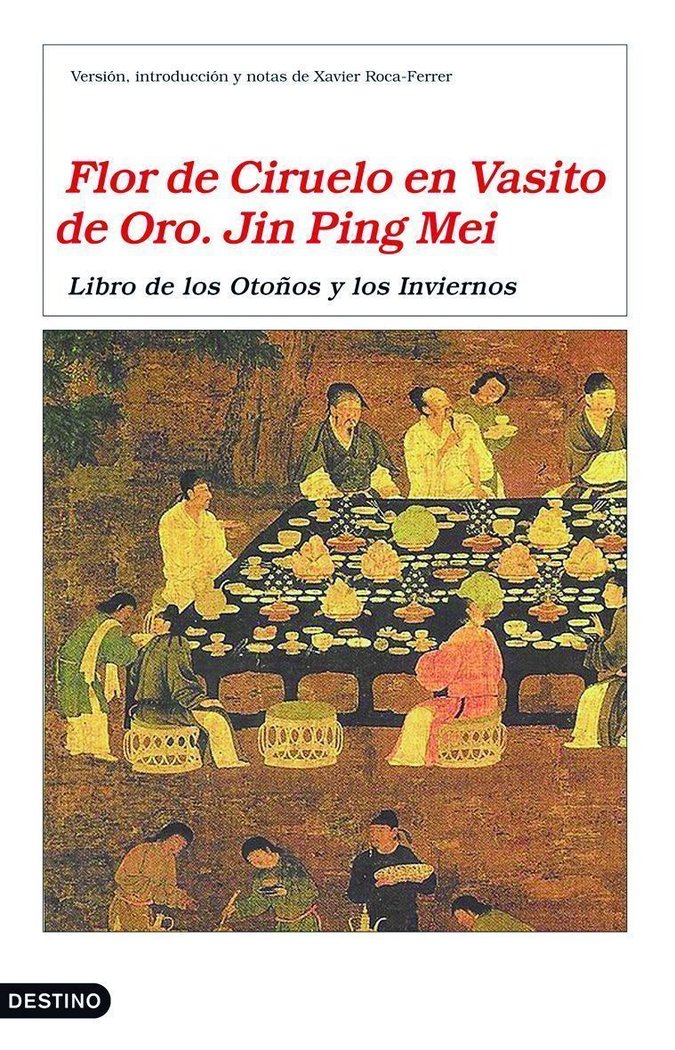 Flor de Ciruelo en Vasito de Oro. Jin Ping Mei, de Anónimo | portada del libro