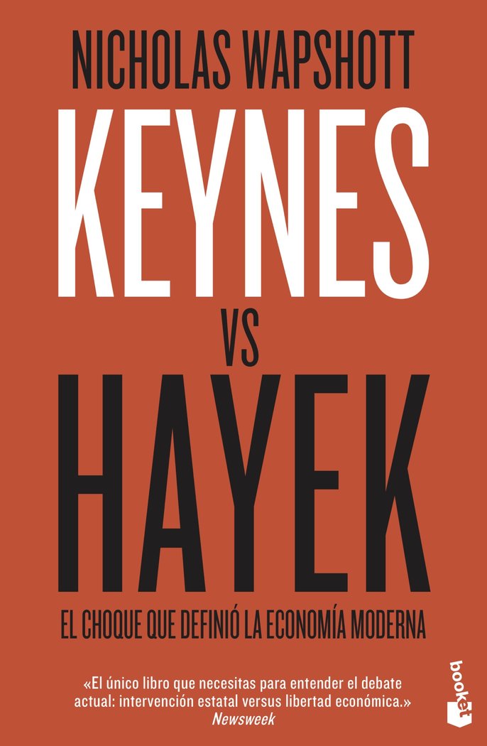 Keynes vs Hayek, de Wapshott | portada del libro