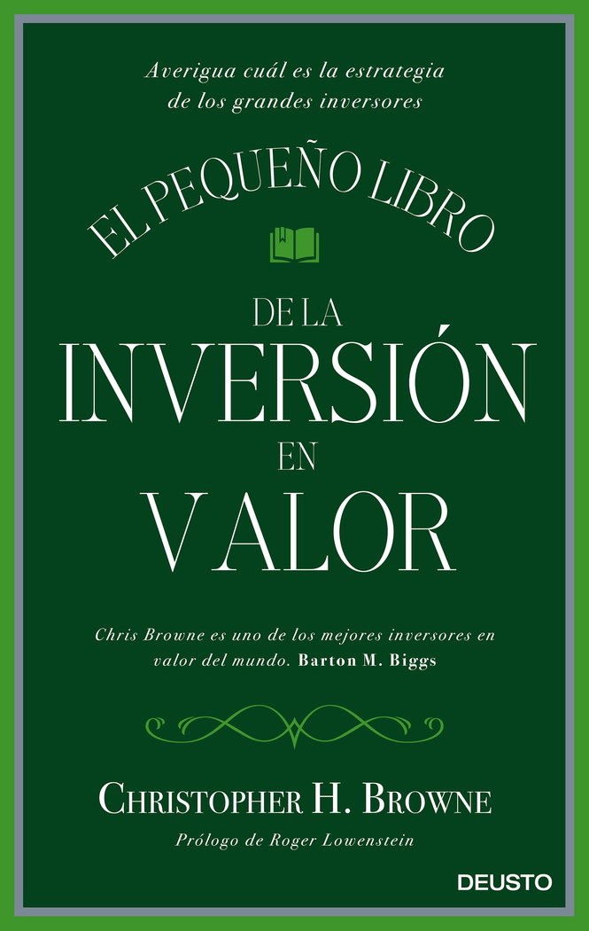El pequeño libro de la inversión en valor, de Browne | portada del libro
