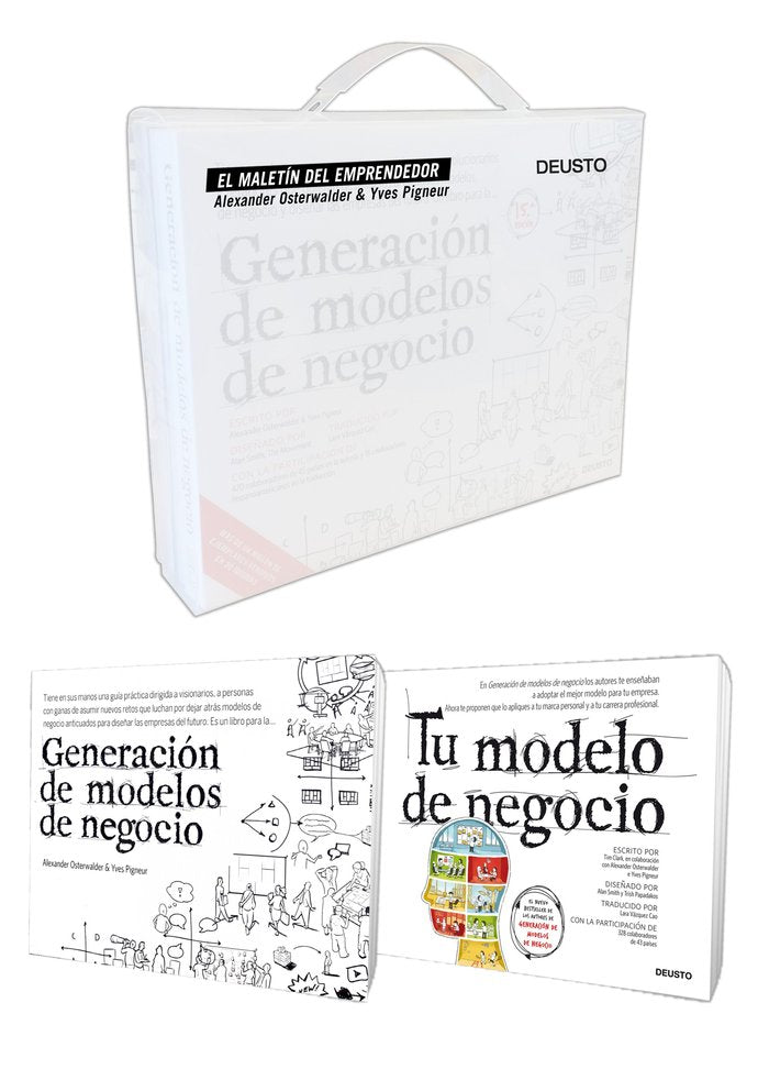 El maletín del emprendedor, de Osterwalder | portada del libro