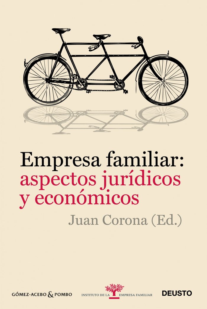 Empresa familiar: aspectos jurídicos y económicos, de Corona, Juan | portada del libro