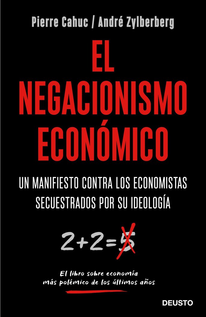 El negacionismo económico, de Cahuc, Pierre | portada del libro