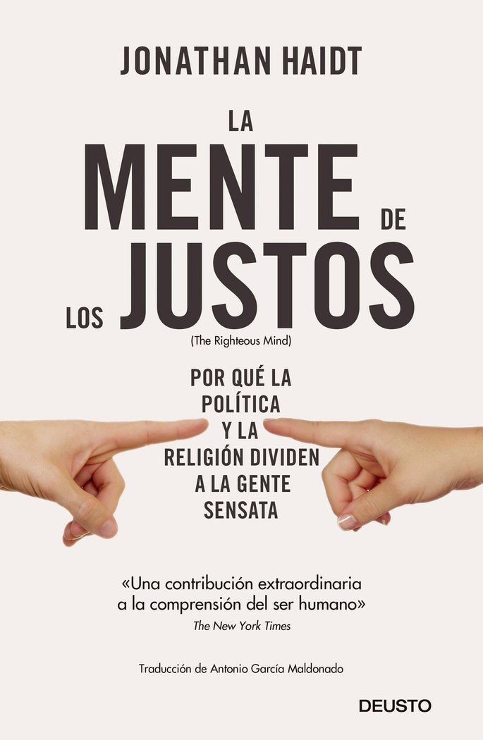 La mente de los justos, de Haidt, Jonathan | portada del libro
